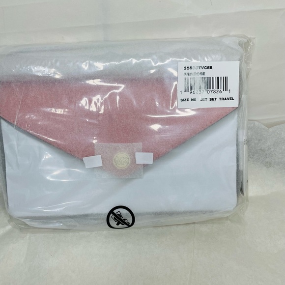 NWT Michael Kors red Envelope Signature Logo Crossbody Bag - Picture 5 of 7